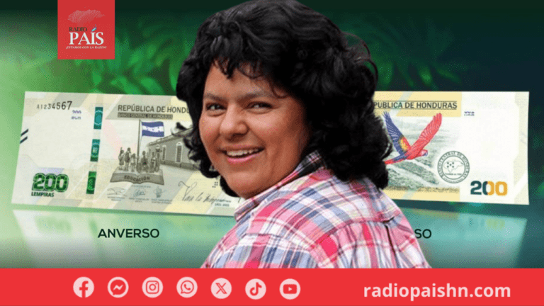 Billete de 200 lempiras incluirá imagen y lema de la heroína Berta Cáceres