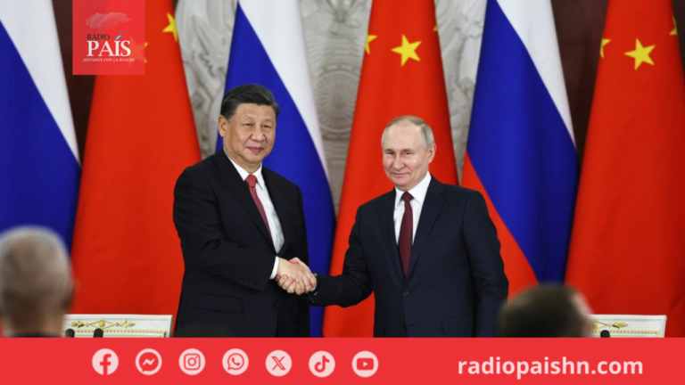 Presidente Putin llega a China en su primer viaje al extranjero tras la investidura