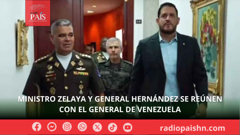 Ministro Zelaya y general Hernández se reúnen con el general de Venezuela