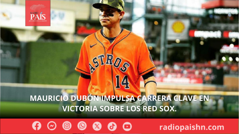 Mauricio Dubón impulsa carrera clave en victoria sobre los Red Sox