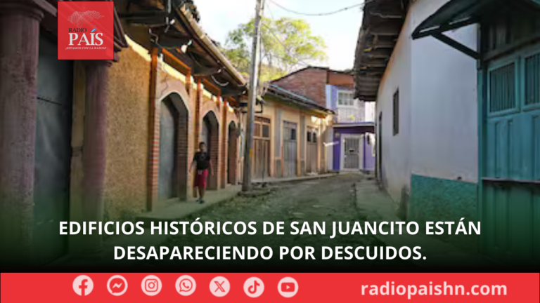 Edificios históricos  de San Juancito están desapareciendo por descuidos.