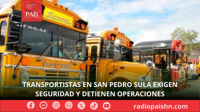 Transportistas en San Pedro Sula exigen seguridad y detienen operaciones