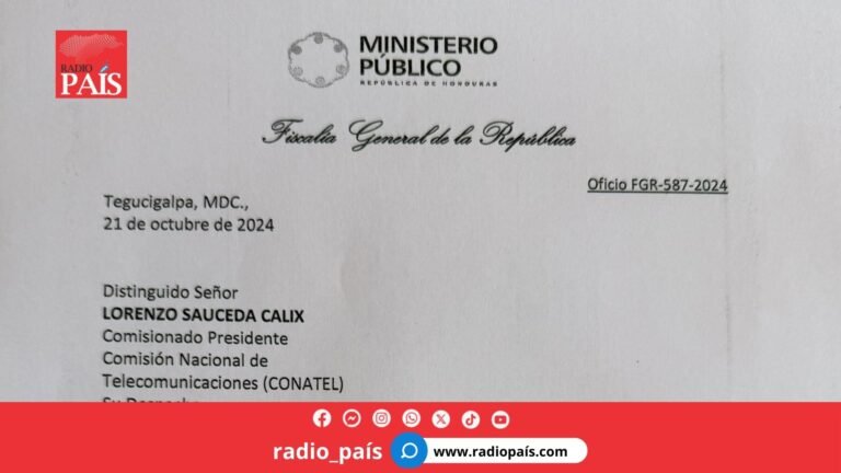 JOEL ZELAYA: He solicitado a la Comisión Nacional de Telecomunicaciones